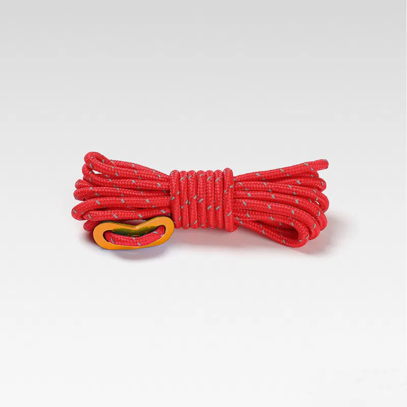 Cordage réfléchissant pour tente