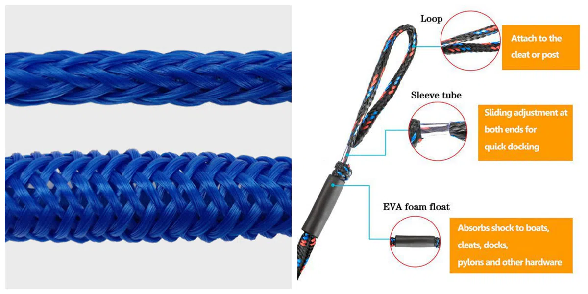 cordage d’amarrage élastique